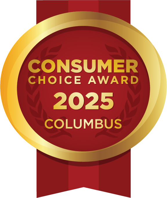 Badge for Columbus's 2025 Consumer Choice award.